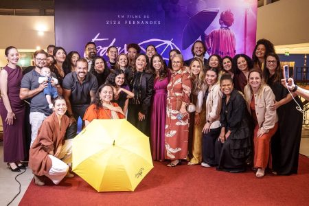 Alegria na pré-estreia Todas Elas em Uma. Foto @kleber_alepereira