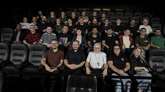 Dom Devair no cinema com a Kolbe Arte - Foto divulgação (2)