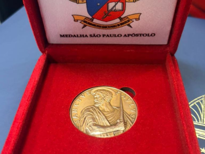 NOTÍCIA SITE - MEDALHA SÃO PAULO KOLBE ARTE